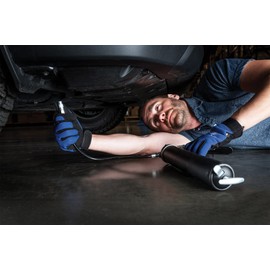 Performance Tool W54210 12-Inch Flex Grease Gun Hose Extension With Coupler, 4,500 Working PSI (1/8-Inch NPT)