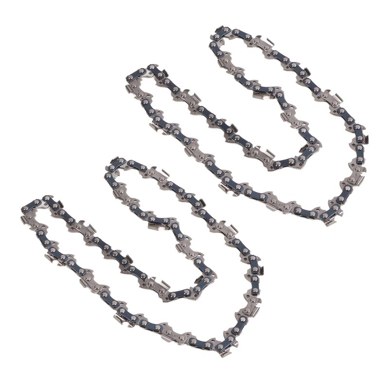 2Pcs 10 Inch Electric Chainsaw Chain Manganese Steel Mini Electric