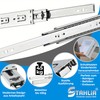 Set of 2 drawer Rails, Drawer Slides, Full Extension, Telescopic