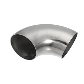 Motoforti 1pcs OD 2.75 Inch 90 Degree 1.5mm Thickness Mandrel Bend Elbow SS304 Stainless Steel Bend Tube Exhaust Elbow Pipe for Car Modified Exhaust System Long-lasting