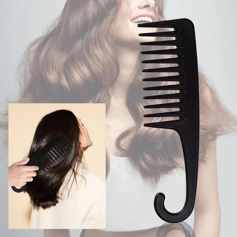 Hair Comb, Wide Tooth Comb, Shower Comb with Hanging, Wide