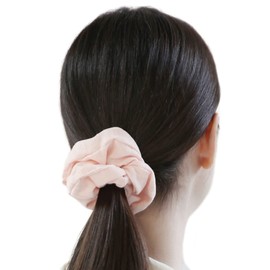 UNDERCONTROL Signature Gold Label Point Small Pleated Band Pop Color Scrunchie Headband Hairband Band Made in Korea 3 Colors, Pink, Medium