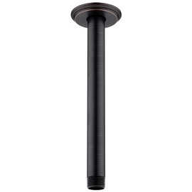 Anpean 8 Inch Shower Arm and Flange Oil Rubbed Bronze, Ceiling Mounted Shower Arm for Rain Shower Head