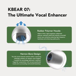5 Pairs IEM Ear Tips for KZ ZS10 Pro in Ear Monitors, KBEAR 07 Silicone Earbuds Eartips for KZ ZAR CCA CRA Moondrop Chu CCZ Melody DC02 MC02 DC03 DC01-PRO KBEAR KS1 TANGZU Wan'er (Multicolor, 5 Sizes)