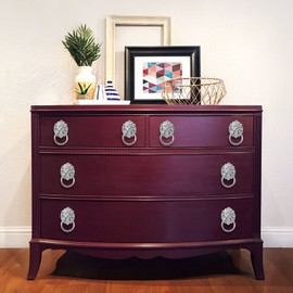 OTOTEC Pack of 6 Lion Head Furniture Knobs Retro Pull Handles Furniture Handles with Screws for Cupboard Drawer Wardrobe Wooden Box Silver