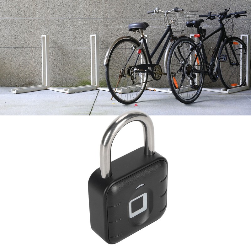 Fingerprint Padlock Biometric Smart Padlock Waterproof Up To 20 Fingerprints