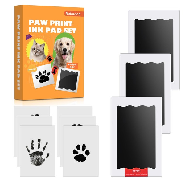 Nabance Baby Handprint and Footprint Kit, Paw Print Kit for