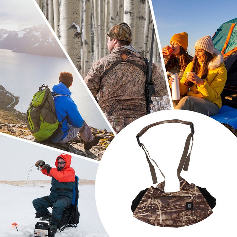 Hand Muff Warmer Camo Heated Hand Warmer Bag USB Powered