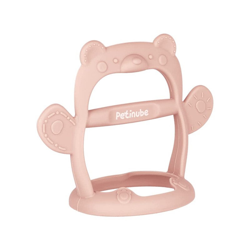 Korean-Made PETINUBE Baby Wrist Teether – Silicone Anti-Drop Teething Toy