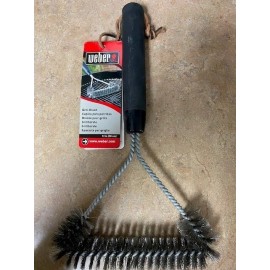 Weber NEW Weber 12 In. Stainless Steel Bristles Grill Cleaning Brush Model 6494