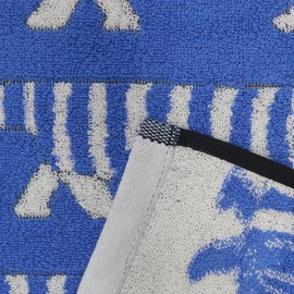 Marushin 8805000300 Hand Towel, Lisa Larson, Approx. 13.0 x 14.2 inches (33 x 36 cm), Mikey Blue, Mother's Day, Birthday, Gift, Gift