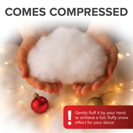 X-Protector Snow Blanket 98.5"x31.5" - Artificial Christmas Village Snow Sheet for Decorating - Large White Fake Snow Roll - Fabric Faux Snow Table Runner Mat for Christmas Decorations!