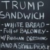 CafePress Trump Sandwich 8x10 Canvas Print