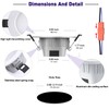 VANANCE Smart Recessed Lighting 3 Inch, RGBCW, 2700K-6500K CCT Selectable,