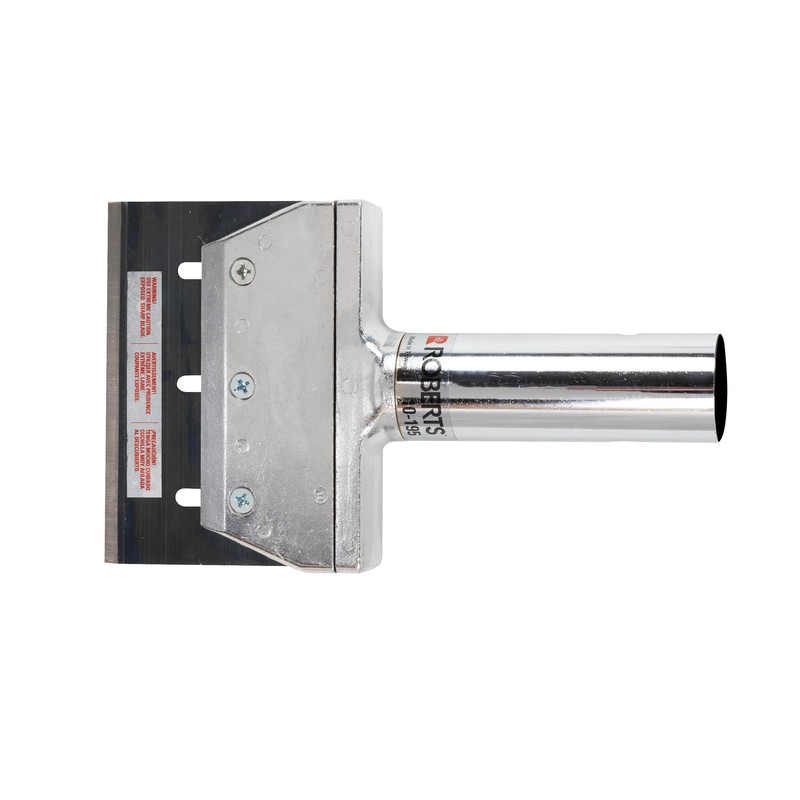 Roberts Floor Scraper,Stiff,6",Carbon Steel 10-195 - 1 Each