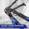 WORKPRO Flexible Hose Clamp Pliers, 27” Hose Clamp Automotive Clamp