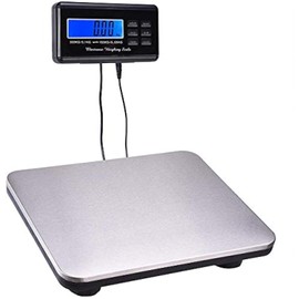 MejorChoy 660lbs Postal Scale LCD Digital Scale Floor Platform Scale 300kg Capacity for Shipping Weighing