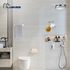 3 Pieces Bathroom Hardware Accessories Set, Set SUS304 Stainless Steel