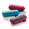 FEFI - Zip glasses case with felt cover made from
