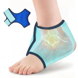 Paquete de Hielo para Pies, Compresas Frio y Calor, Utilizado para Tratar La Fascitis Plantar, Espolones en El TalóN, Alivio Del Dolor en El Pie,Paquete De Hielo Reutilizable En Gel Para Lesiones De Tobillo