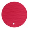 5PCS Silicone Trivet Mats Round Multipurpose Heat Resistant Non Slip