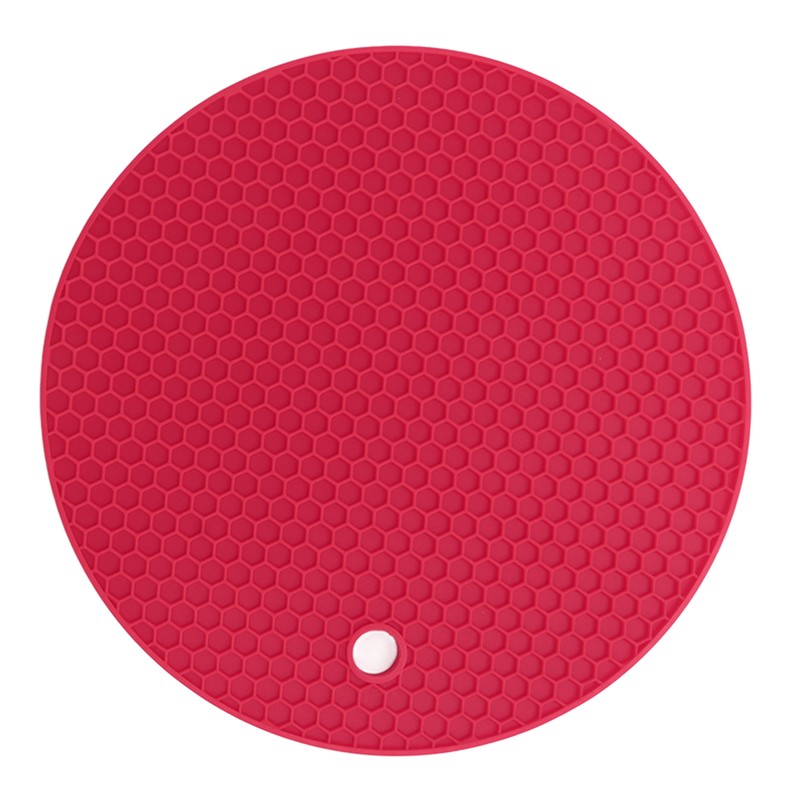 5PCS Silicone Trivet Mats Round Multipurpose Heat Resistant Non Slip