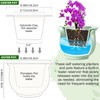 Suclain 2 Pack Ceramic African Violet Pots Self Watering Plant
