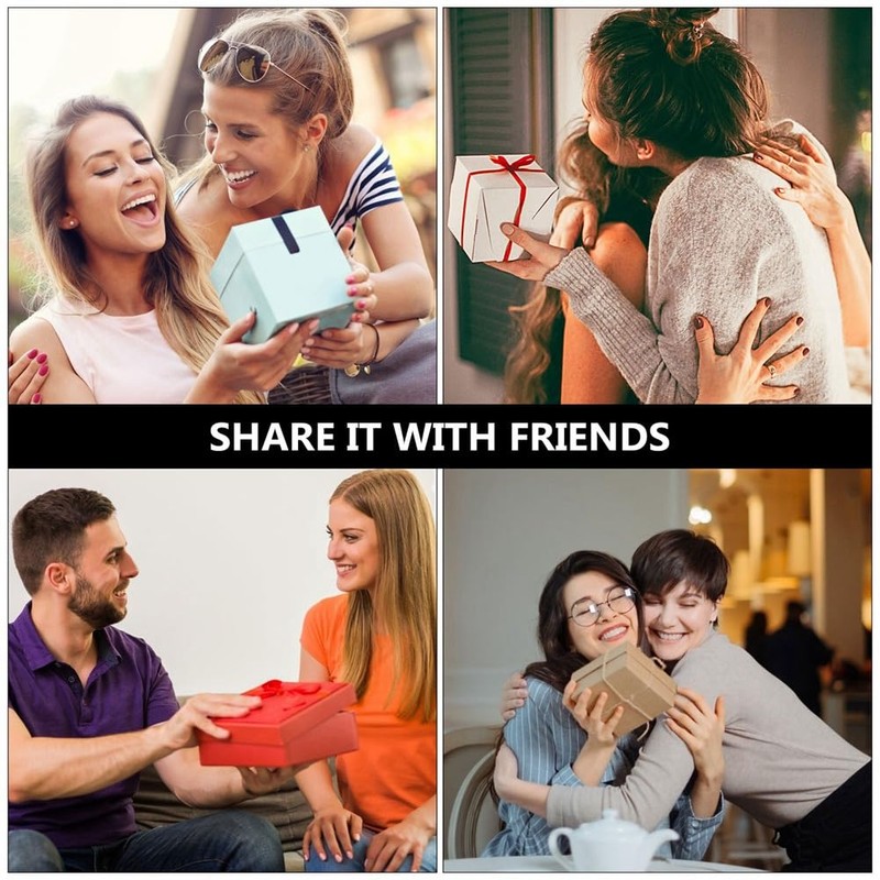 Yuikome Aluminum Alloy Toolbox Accessories Storage Box Practical Aluminum Suitcase