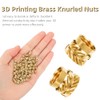 130 PCS M3 3D Printing Brass Knurled Nuts M3 Threaded