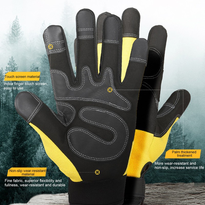 Outdoor Safety Gloves Protective AntiSlip Hand Wear for Climbing Hiking