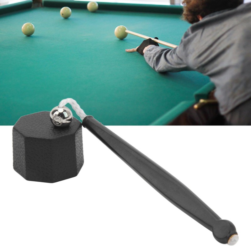 QANYEGN Pool Cue Chalk Holder, Black Plastic Pool Chalk Holder,