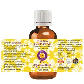 Pure Sea Buckt Horn Oil 15ml (Hippophae rhamnoides) 100% Natural Cold Pressed by Deve Herbes