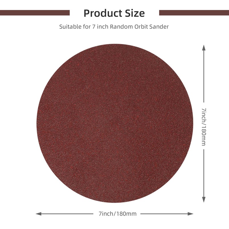 Velcro discs for drywall sanders, sanding giraffes, long-neck sanders (180