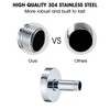 RAINREVIVE 3 Inch Shower Arm with Flange and Stabilizer Bracket,