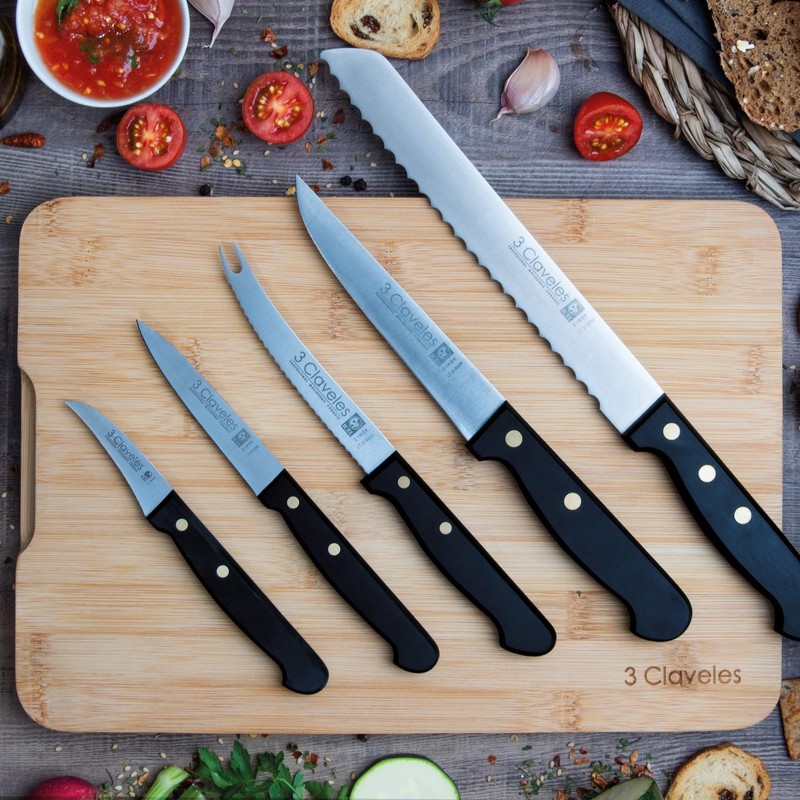 3 Claveles Cuchillo verduras Pom 9 cm 3.5 pulgadas