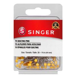 SINGER 00351 - Pasadores para Acolchado de Cabeza de Bola, 75 Unidades