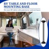 Qarmijaer 2 Pack RV Table Base, RV Pedestal Table Base