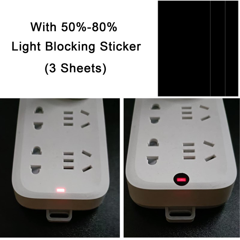 LED Light Blocking Stickers, mmcrz LED Light Blackout Sticker Light