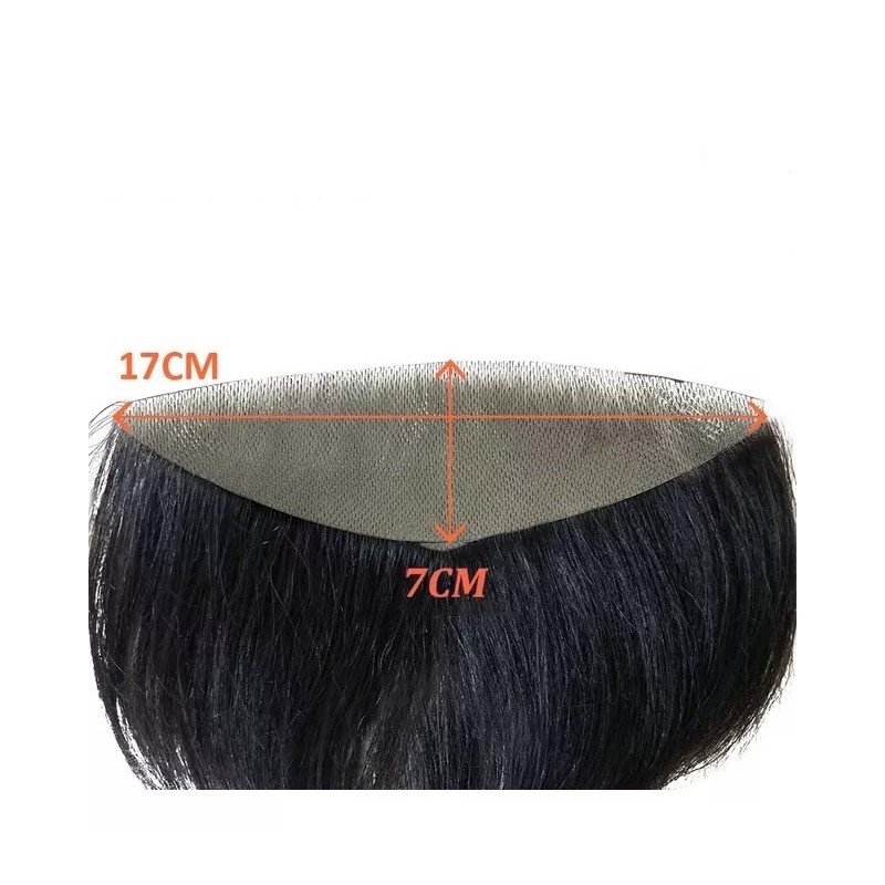 Capilares.mx Prótesis Capilar Tupé De Pelo Natural 17*7cm Cubre Entradas