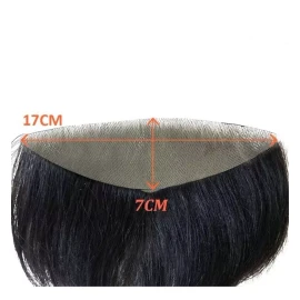 Capilares.mx Prótesis Capilar Tupé De Pelo Natural 17*7cm Cubre Entradas