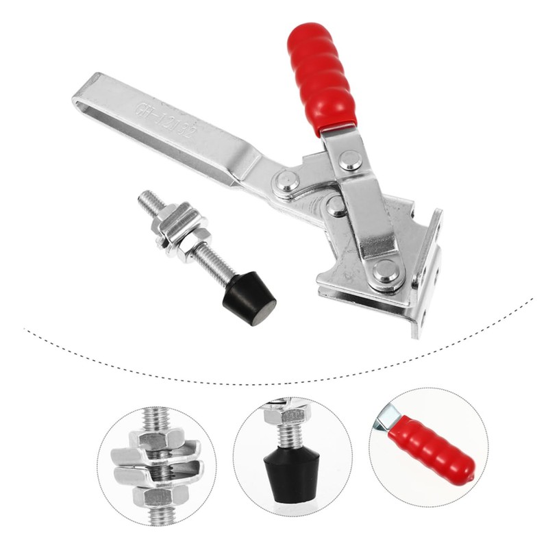 TEHAUX 2pcs Welding Toggle Clamps with Clamping Force Construction User