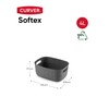 CURVER Softex 4x 4L Storage Baskets, 100 percent Recycled Material,
