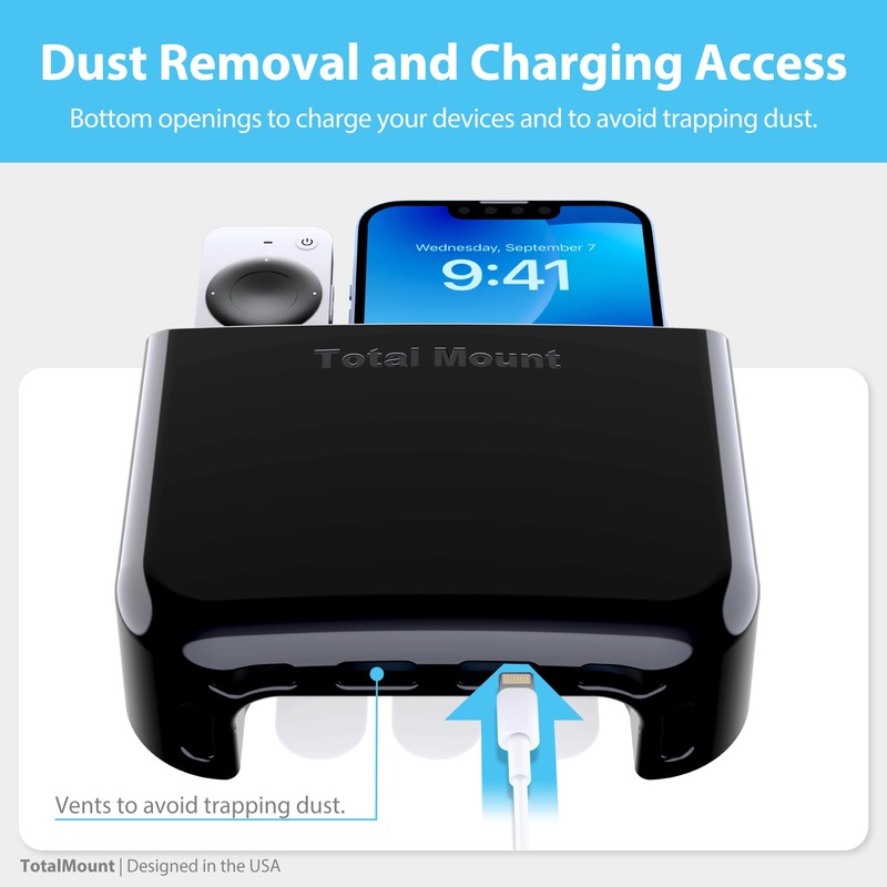 TotalMount Hole-Free Remote Holders – Eliminate Need to Drill Holes
