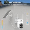 Hiseeu 4MP Wireles Solar Battery Security Camera Outdoor 5G Wifi