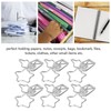 100Pcs Star Binder Clips Hollow Out Cartoon Style Strong Clamping