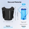 MoKo Running Hydration Vest, Lightweight Running Backpack with 1.5L Water