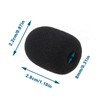 10 Pcs Microphone Foam Covers Microphone Windshields Mini Size Foam