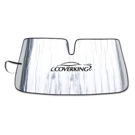 Coverking Custom Windshield Sunshade for Select Pontiac Firebird Models - Reflective Mylar Foam (Silver)