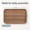 Walnut Wood Valet Tray, Key Tray Organizer, 11.8 x 7.8
