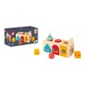 Janod Geometric Shapes 6 pc Wooden Sorting Box - Ages